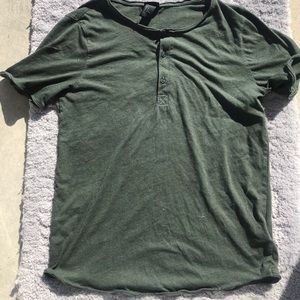 Olive Green Button Shirt